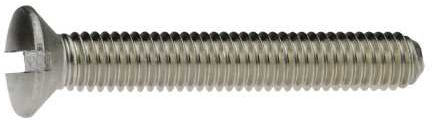 Reidl Linsenkopfschrauben mit Schlitz 4 x 25 mm DIN 964 A2 blank 10 Stück