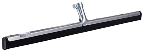 BawiTec Wasserschieber 60 Breit Lang Doppellippe Schwammgummi Abzieher Metall (60cm) Wasserabzieher ohne Stiel Günstig Stabil für Garage Haus Küche Bad