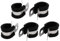 Sourcingmap 12mm Dia EPDM Rubber Lined P Clips Cable Hose Pipe Clamps Holder 5pcs
