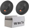 Lautsprecher - Einbauset passend mit JBL STAGE2 624 | 2-Wege | 16,5cm Koax für VW Bus T4 Front