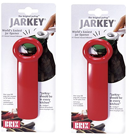 Harold Import Company Brix Original Easy Jar Schlüsselöffner 2-Pack rot