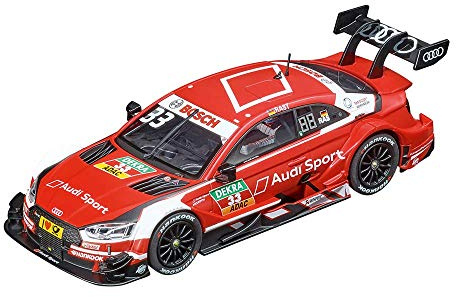 Carrera Evolution Audi RS 5 DTM R.Rast, No.33 Rennauto | Slotcar im Maßstab 1:32 | Front- und Rücklicht | Spielzeug für Kinder ab 8 Jahren