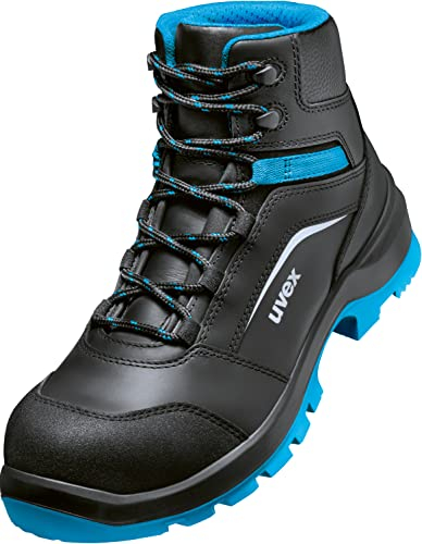 Uvex 2 Xenova Arbeitsstiefel - Sicherheitsstiefel S3 SRC ESD - Blau-Schwarz, Größe:44