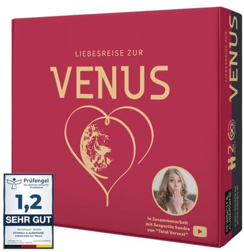 Liebesreise zur Venus Classic Edition: das sexy Brettspiel mit über 220 Karten für wilde Date-Nächte für Paare & Freunde ab 18 | Liebesspiele für Pärchen | Paarspiele für Paare Sex Kartenspiel