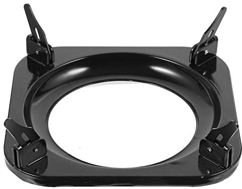 HEMOTON Gaskochfelder Support Wok Ring Support Stützring Herdplatte für Gasherd, Gasherdaufsatz Universal Gasherd für Gaskocher Kaffeekocher Backofen Küche, 19,2x19,2cm