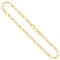 EDELIND Goldkette, Figarokette Gelbgold 333/8 K, Länge 65 cm, Breite 3,1 mm, Gewicht ca, 7,5 g, NEU