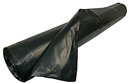 Schwarze Folie 0,3 mm TYP300 PE Baufolie Abdeckfolie Estrichfolie Schutzfolie