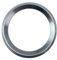 HIBEYO 45mm Auto Lenkrad Dekorativer Ring Passt für BMW Lenkrad Pailletten Aufkleber Sport Aluminium Dekoration lenkrad Logo Ring Abdeckung Kreis-Aufkleber Autolenkrad Aufkleber Zubehör Teile-Silber