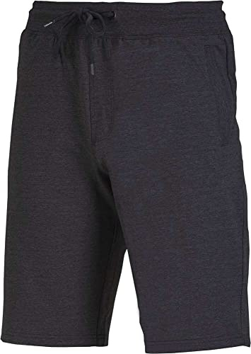 Lahti PRO Herren Dress Shorts Sweatshorts | Größe: L | Farbe: Schwarz | Shose Sommer für Männer | Kurze Shosen | Hose aus Baumwolle | mit Taschen und Kordel