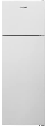 Corberó - Frigorífico 2 Puertas 294L | CF2PV31222W | Nevera con Luz Interior LED | Cajón Crisper | Balcones Ajustables | Estantes de Cristal | Descongelación Manual | Eficiencia Energética F, Blanco