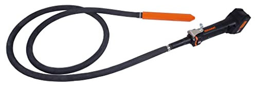 ROKAMAT AKKU Betonrüttler 3000mm - 3,0m - mit Rüttlerflasche (biegsame Welle und Antriebsmotor) inkl. 2 Akkus 18 V / 10,0 Ah Li-HD und Schnell-Ladegerät