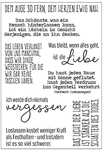 Deutscher Silikon Clear Stamp Wörter Buchstaben Hintergrund Transparent Siegel Stempel für DIY Journaling Planer Verzierungen Silikon Stempel Set