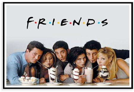 THEGIS Friends TV-Serie Leinwand-Poster, Wandkunst, Dekor, Bild, Gemälde für Wohnzimmer, Schlafzimmer, Dekoration, ungerahmt, 30 x 45 cm