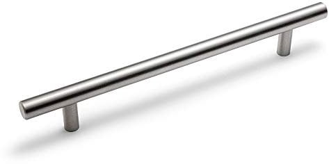 AwmnSrman Griffe für Küchenschränke Küchengriffe Schrankgriffe 36 Stück 128MM Edelstahllöcher Installation Silberlöcher Installation