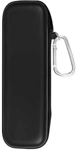 YUNCHI Zahnbürsten Etui Reiseetui kompatibel mit Braun Oral B/Oral-B/Philips Sonicare/Seago Elektrische Zahnbürste mit 2 Netztaschen Zubehör Aufbewahrung, Tragbare Hartschalen Reise (Schwarz New)