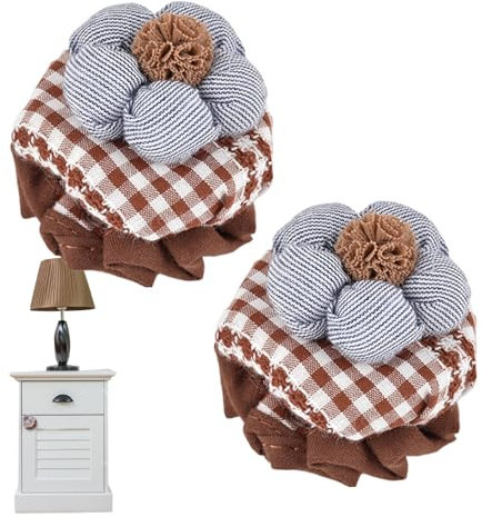 Rurunklee Doorknob Gloves, Cloth Flower Children Door Handle Gloves - Round Door Handle Gloves, Non-Slip Knob Covers, Door Handle Protector, Washable