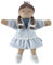 Sterntaler Handpuppe Prinzessin - weiches Kinder Spielzeug zum Puppentheater, Erzählen, Kuscheln & Sprachförderung – perfekter Spielkamerad & Geschenkidee, hellblau