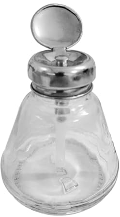 Healeved 150ml Push down Dispenser Nail Polish Remover Bottle Alcohol-free for Nails Liquid Storage Bottle