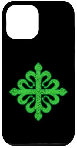 Hülle für iPhone 13 Pro Max Orden des Alcantara-Emblems, griechisches Kreuz