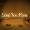 Neon Signs For Bedroom Love You More Aesthetic Design Neon Sign for Wall Decor, Light Signs Personalized for All Birthday Party Bedroom Living Room Decoration