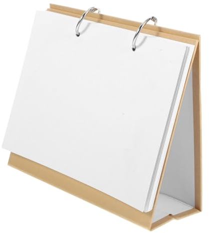 CAXUSD Flip-kalender Für Fotos Umgedrehter Leerer Kalender Tischkalender Diy-kalender Für Schreibtische