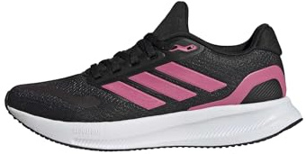adidas Women's Runfalcon 5 Running Shoes, Core Black/Pink Fusion/Cloud White, 4 UK