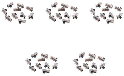 10Pcs SS24E01-G5 Slide Switches Vertical 0.5A 10 Pin 4 Position Toggle Nvr On Off Power Manual Transfer Router Tables Woodworking Router Table Electrical Equipment