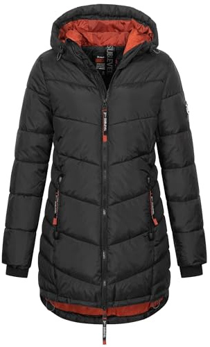 Sublevel Damen Winter Jacke Mantel Parka Steppjacke Steppmantel Wintermantel