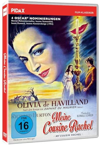 Meine Cousine Rachel (My Cousin Rachel) / Preisgekrönte Bestsellerverfilmung nach Daphne du Maurier ( Rebecca , Die Vögel ) (Pidax Film-Klassiker)