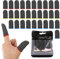 Finger Sleeves for Mobile Gaming, 30 Packs Anti-Sweat Extremely Thin Thumb Sleeves, Silver Fiber Finger & Thumb Sleeves, Smooth Operation Finger Protectors, Suitable for All Touch Screen Devices