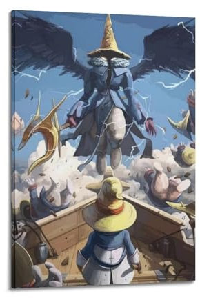 ABGHASFS Final Fantasy 9 Videospiel-Poster, dekorative Malerei, Leinwand, Wandposter und Kunstdruck, moderne Familienschlafzimmer-Dekoration, Poster, 40 x 60 cm