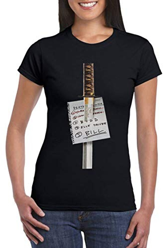 UZ Design T Shirt Kill Bill Donna Ragazza Bambino Uma Turman Maglietta Film Cult Quentin Tarantino