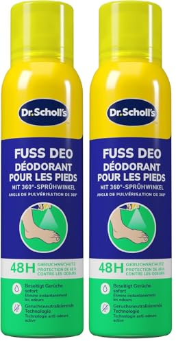 Scholl Fresh Step Extra Fresco Spray para pies (1 x 150 ml) (Paquete de 2)