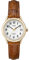 Timex Women's Easy Reader Watch, Brown/Gold-Tone/White/C/25mm, 25 mm, Minimalist