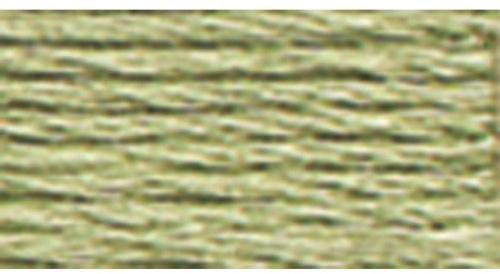 DMC 117-523 Six Stranded Cotton Embroidery Floss, Light Fern Green, 8.7-Yard