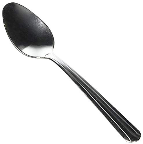 Winco 0014-01 12-Piece Dominion Heavy Weight Teaspoon Set, 18-0 Stainless Steel