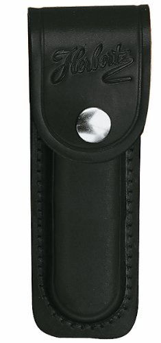 Herbertz Pelle Messe per Opinel coltello a serramanico, colore Nero