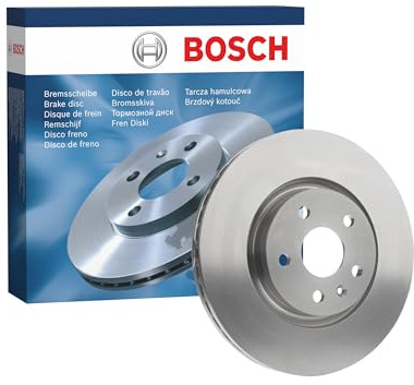 Bosch BD1390 Brake Disc - 337 mm - Front Axle - 1 Single Disc | Vented High-Carbon Disc - ECE-R90 Certified - Great Cooling and Noise Suppression, Advanced Corrosion protected