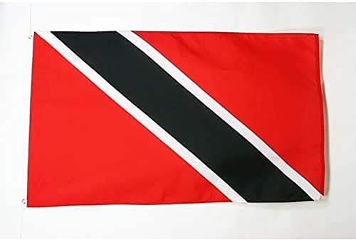 AZ FLAG - Flagge Trinidad Und Tobago - 90x60 cm - Republik Trinidad Und Tobago Fahne 100% Polyester mit Messing-Ösen - 50g