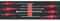 KS Tools 713.5016 - Module de tournevis Fente - Pour vis POZIDRIV® - Gamme ULTIMATE® - Empreinte des outils découpée au laser - Mousse imputrescible - 6 pièces