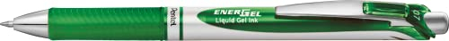 Pentel EnerGel XM BL77 Gelschreiber mit Druckmechanik, grün (12 Stück)