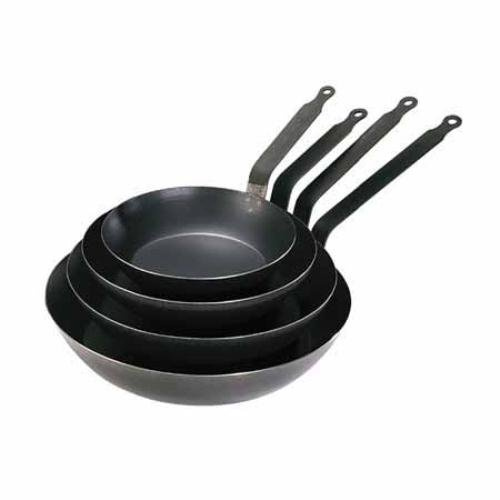 De Buyer 20cm La Lyonnaise Round Lyonnaise Frypan - Blue Steel