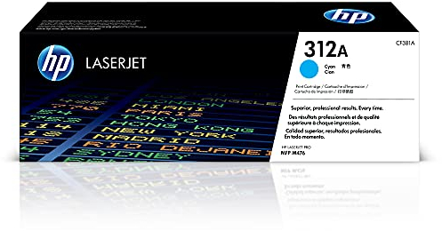 HP 312A (CF381A) Blau Original Toner für HP Color Laserjet Pro MFP M476 Einzelpack