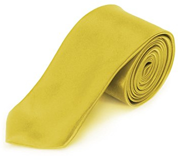 Oblique Unique schmale Krawatte, Farbe wählbar (Light Gold)