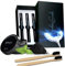 BigPack - The Golden Smile ™ | Professionelles Zahn Bleaching Set Zahnaufhellung mit Natürlichem Aktivkohle Pulver Teeth Whitening Kit Homebleaching Zahnweiß