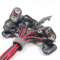 9V Battery Clip Connector 5 Pack, Ancable T-Type PP3 Battery Snap Connector Plastic Battery Snap With 150 mm Flying Leads
