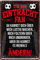 WOGEKA ART Retro Blechschild - Ich bin Eintracht Fan Fußball - witziger Spruch als Geschenk-Idee zum Geburtstag Weihnachten zur Dekoration 20x30 cm Vintage-Design aus Metall 1658