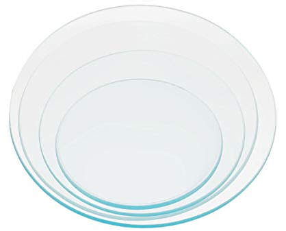 4 Pièces Verre De Montre Regarder La Chimie Du Verre Équipement De Verre De Chimie Plat D'évaporation En Verre Gobelet En Verre Avec Couvercle Épaissir Petite Montre Un Verre