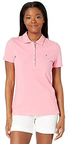 Tommy Hilfiger Klassisches kurzärmeliges Damen-Poloshirt (Standard und Übergröße) - - Mittel