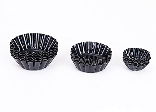 18 Piezas Molde de Tarta de Huevo,Muffin Cupcake Moulds,Moldes Mini Tartaletas,Herramientas de Cocina